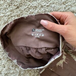 Brown and Cream leggings